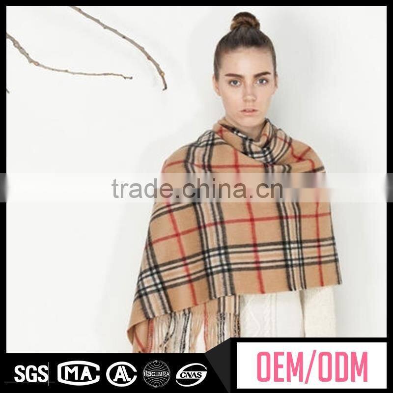 Factory directly striped scarf, plain twill 100% wool scarf, new fashion designed scarf