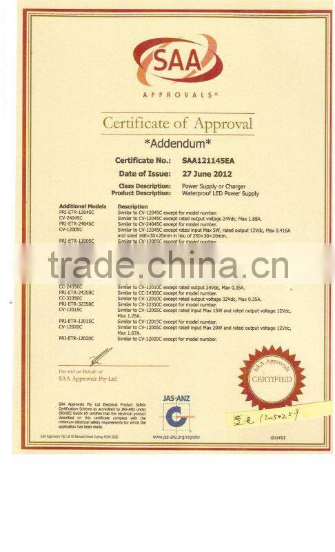 12V 36W Waterproof LED Power Supply ip67 For LED Street Light