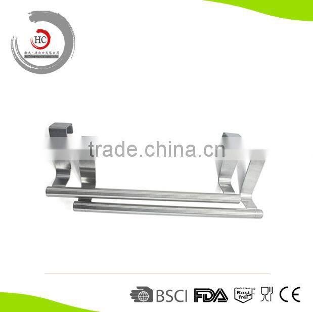 Stainless steel kitchen towel hanger multi-function door hook HC-SDH10