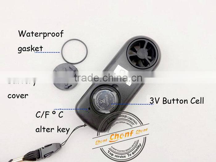 CE Standard! Digital Wind Speed Meter Anemometer with LCD CF816