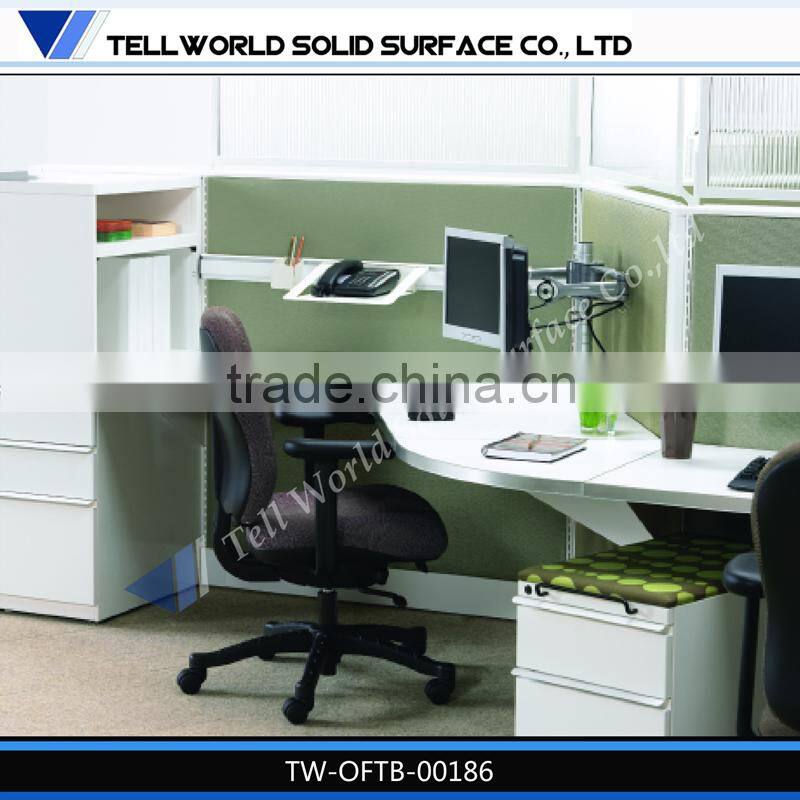 2014 modern standard office desk design manager table,solid surface