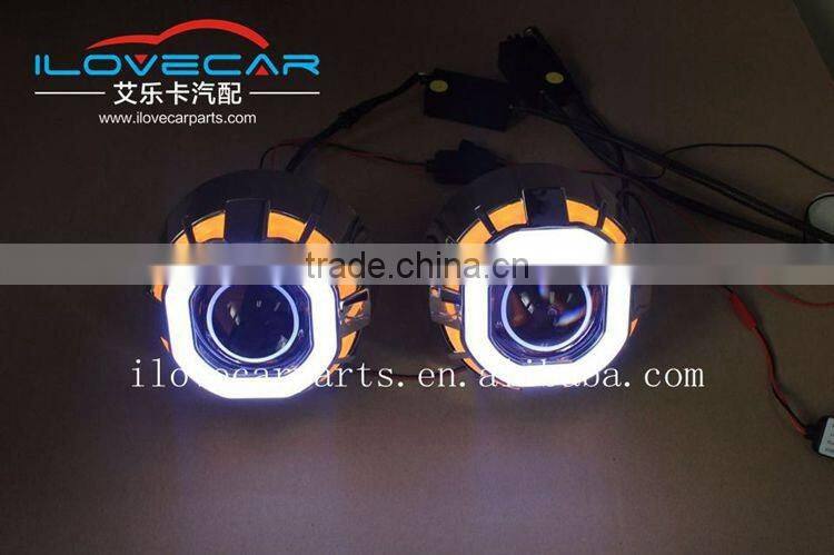 2.5 inch best COB double angle eyes hid projector lens healight kit