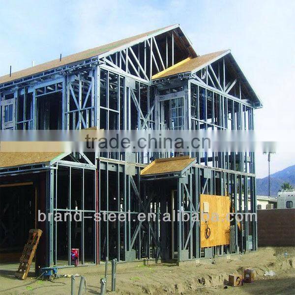 Small simple fast build light steel prefabricated homes