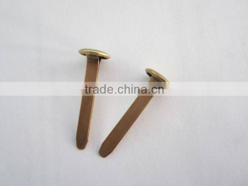 Hot Selling Paper Fasteners with gold plated color