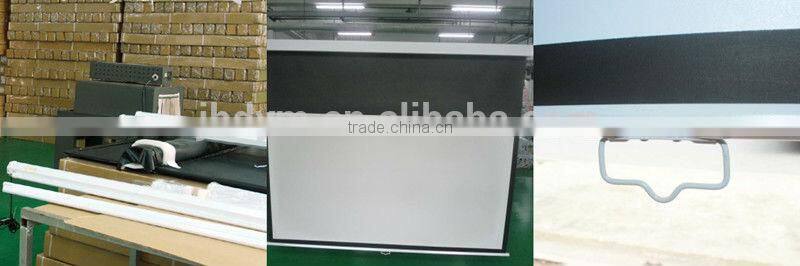 Matte White Electric Projection Screen with remote control