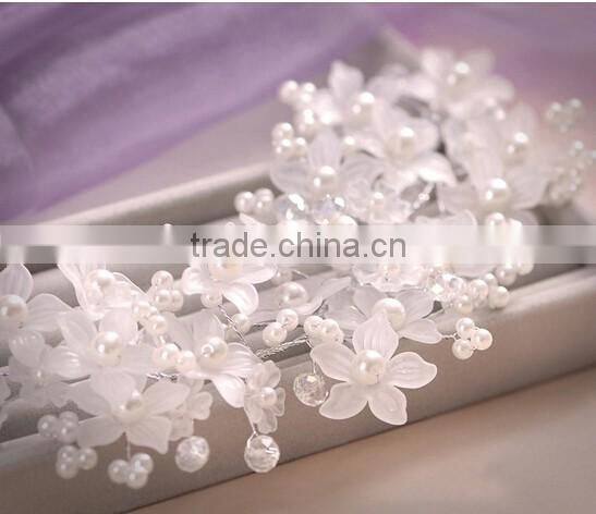 Flower Bridal Crystal Formal Wedding Headdress Headwear Hair Accessories