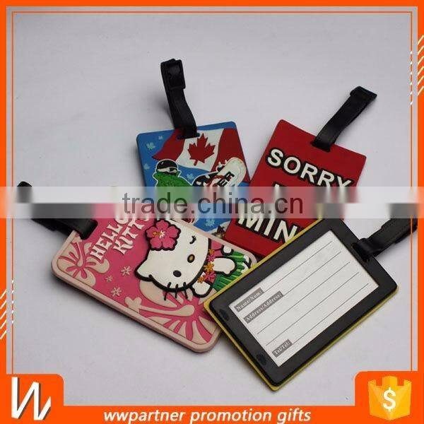 Custom Rubber Luggage Tag Unique Design