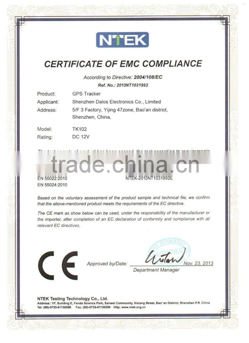 TK102 mini gps tracking device handheld tracking micro hidden gps tracker