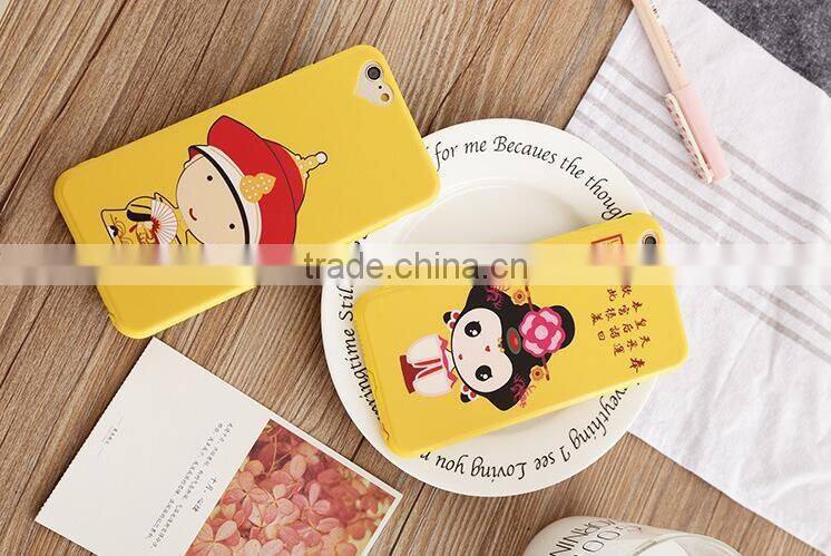 2016 silicone phone case/cute cartoon phone case for Iphone 5 5s