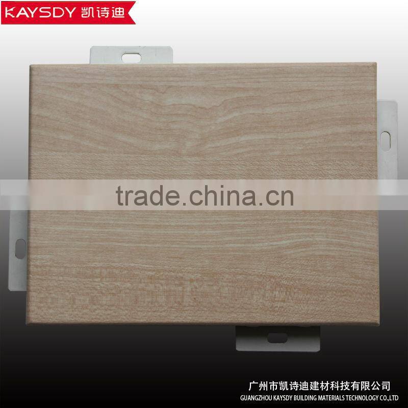wooden grain design aluminum veneer panel with factory price