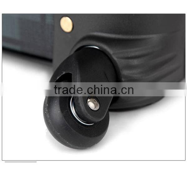 14 inch , 4 Wheels , soft PVC case , nylon zipper trolley travel luggage bag