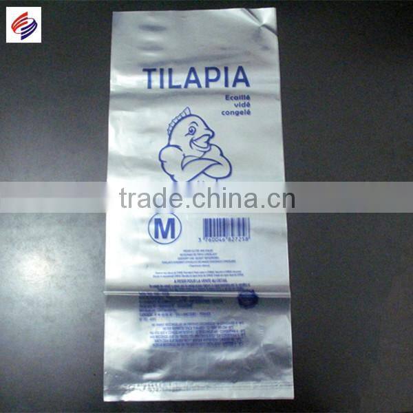 Plastic pe vacuum bag for frozen food packaging with customized printing