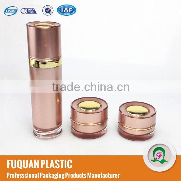 30/50/120ml new cylinder acrylic pump lotion bottle