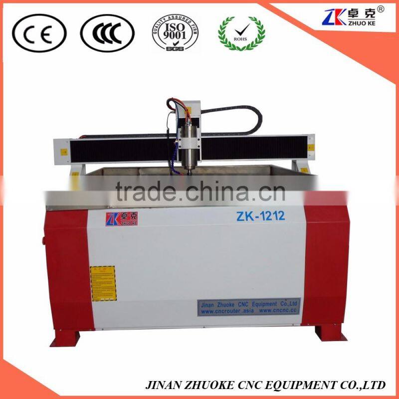 High Quality Low Cost 1218 Advertising CNC Router , CNC Router With Vacuum Table Dust Collector DSP Handle Control ZK-1218