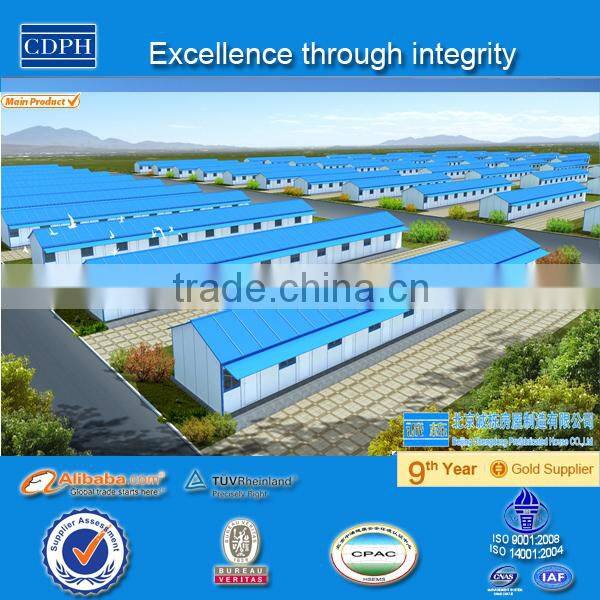 China alibab Galvanized frame prefab house price for labor dormitory labor office and kitchen
