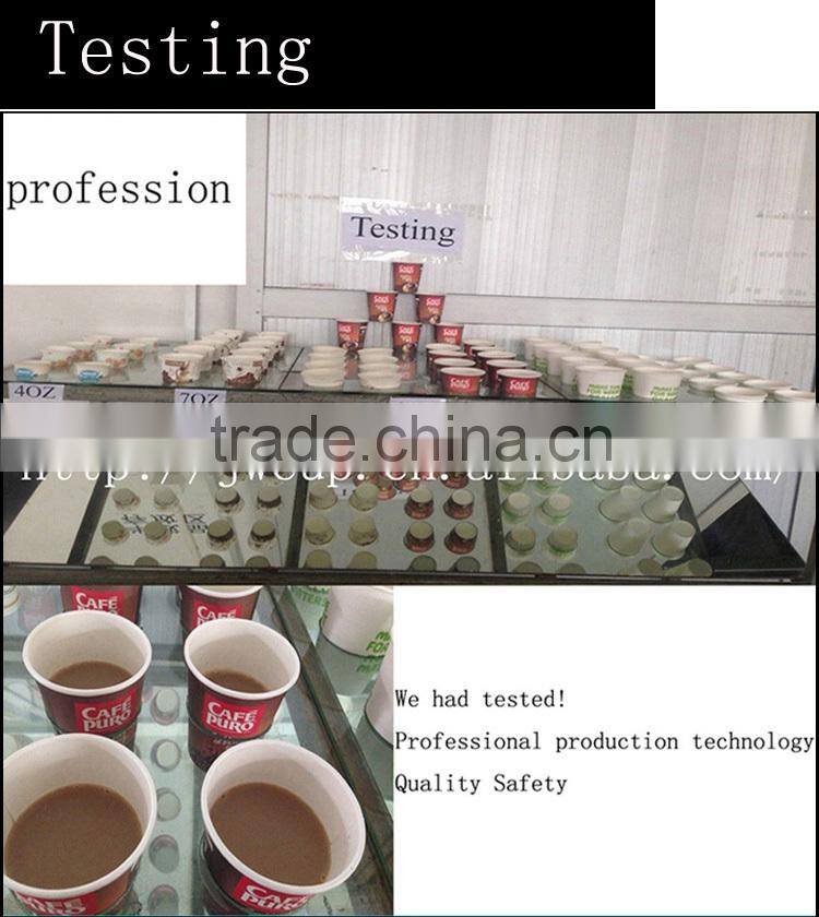 disposable paper cup with handle ,custom logo print paper coffee cup,7OZ 9OZ handle paper cups for hot drink