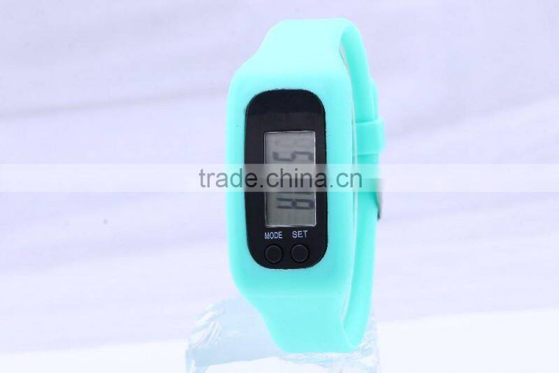 Wholesale Pedometer digital watch analog face and digital led watch booking wrist watch at low price