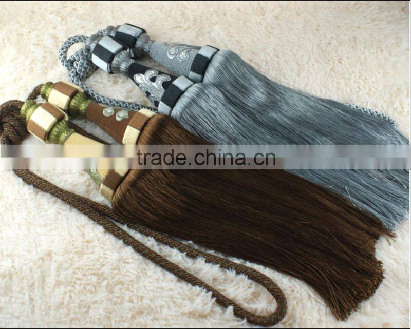 2015 Modern curtain tiebacks ,tassel tiebacks