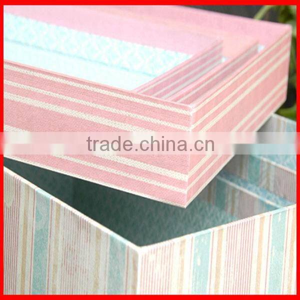 Fresh Pink Design High Grade Gift Paper Clothes Storage Box Wholesale
