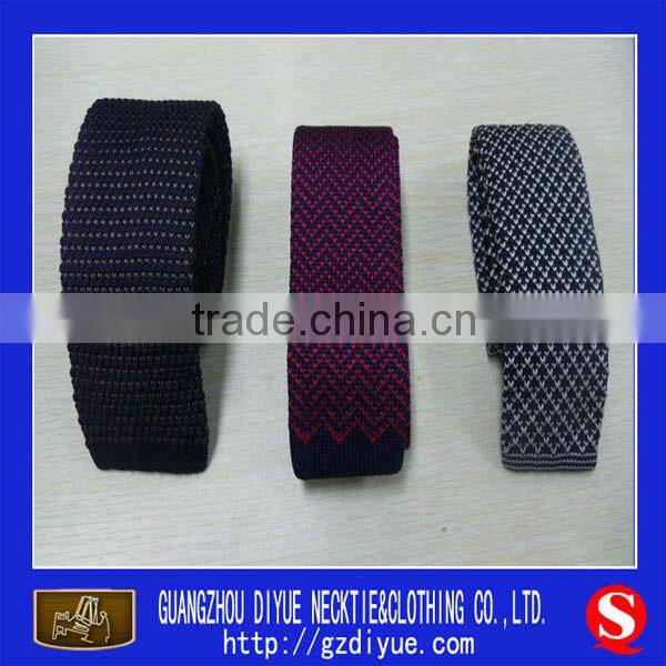 silk knitting tie