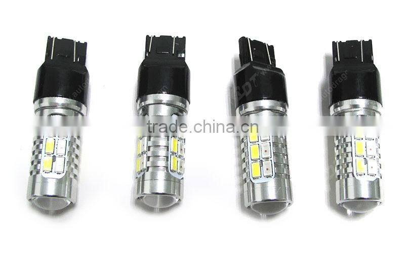 Hot sale 66W 1157(BAY15D), 3157, 7443 high power Switchback Bulbs Dual Color led turn signal Bulbs