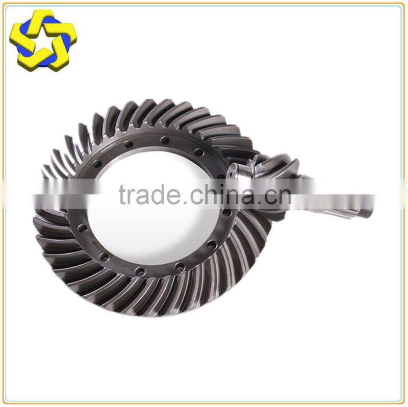 Liugong 5 ton wheel loader spare parts 50C spiral bevel gear crown gear 8/37 bevel gear construction machinery parts gears