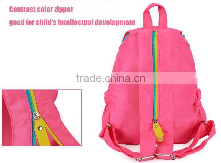 Nice fashionable school bags for teens active contrast color foldable design