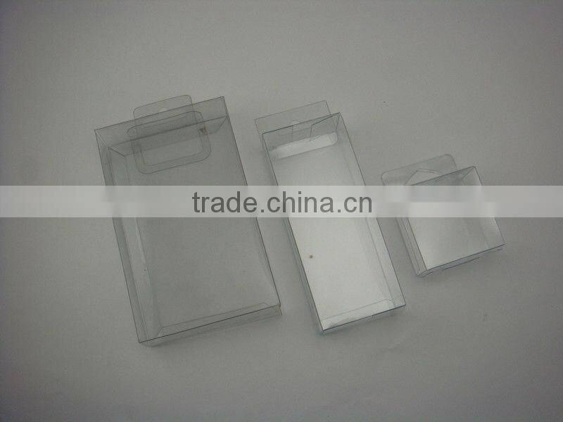 clear plastic folding box for packaging