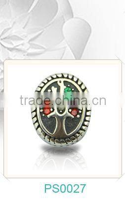 Custom Made Charms Wholesale 925 Sterling Silver Pave AAA Zircon Key and Lock Charm