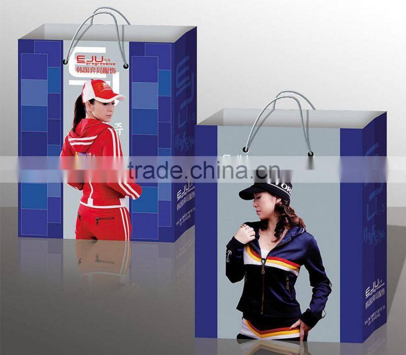 Coated Paper(C2S Art Paper) paper bag for Christmas