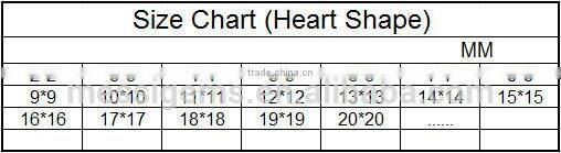 Faceted Heart Cut 18 x 18 mm Red Quartz Loose Jade Stone