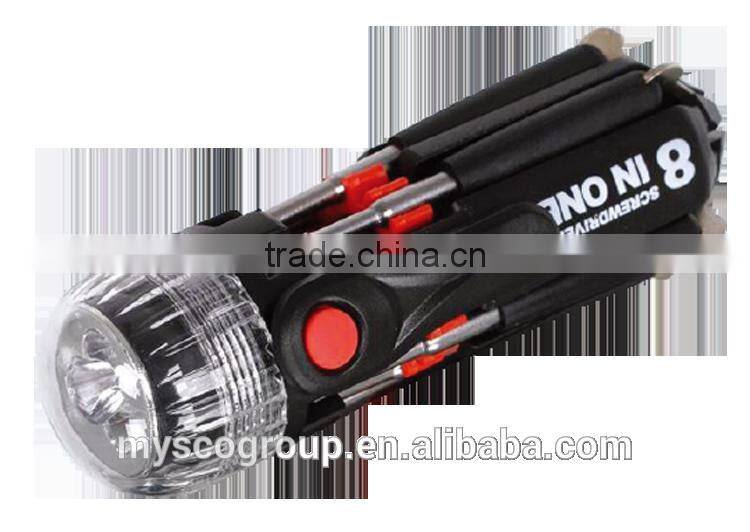 8 IN 1 Multi-screwdriver torch/Hand Tool Sets