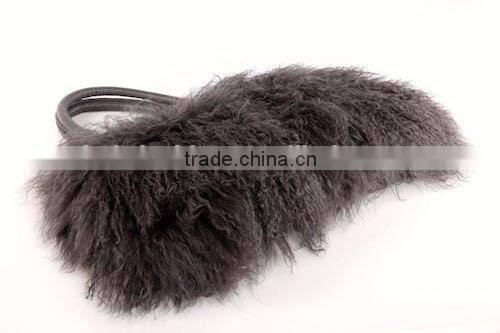 Wholesale Genuine Mongolian Lamb Fur Bag for Fashion Women with Reasonable Price Fur Bag