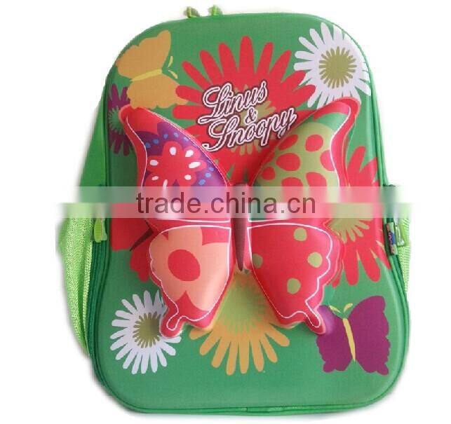 snoopy 3D buttfly EVA school bag
