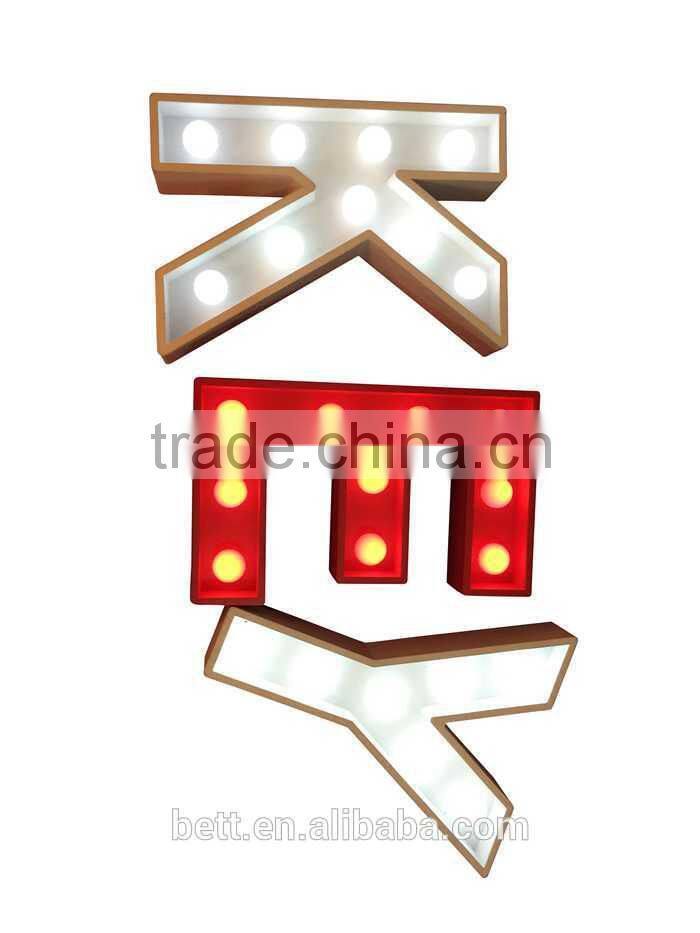 marquee letter lights WPC material letter light