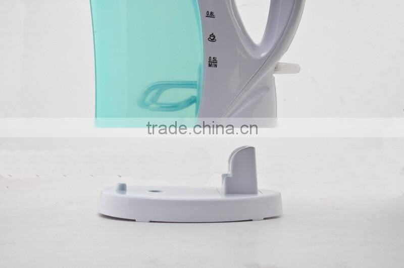 Promotional Travel 1.0L Plastic Electric Water Kettle