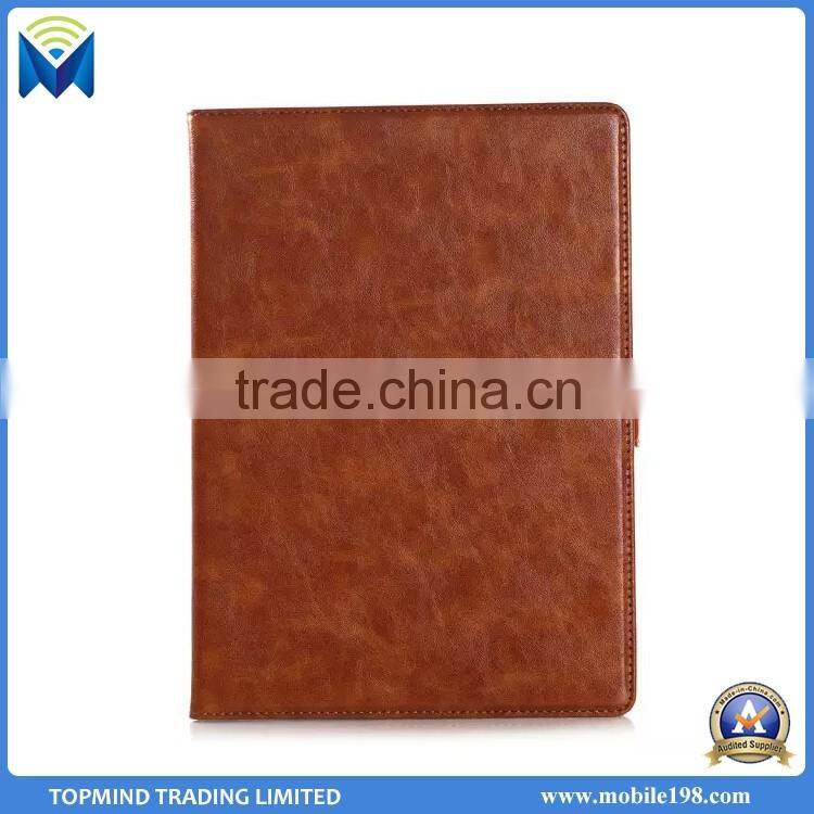 High Quality Folio Leather Case for iPad Pro, Magnetic Buckle Back Case Cover for iPad Pro