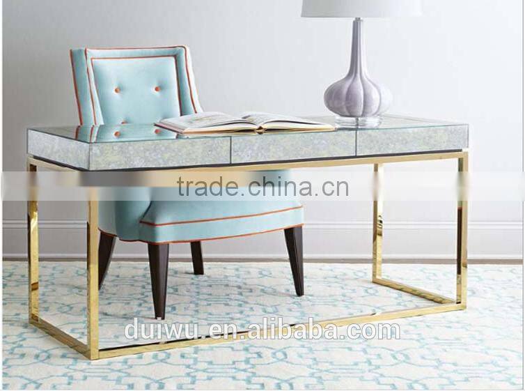 Monaco elegant and modern metal frame dining table
