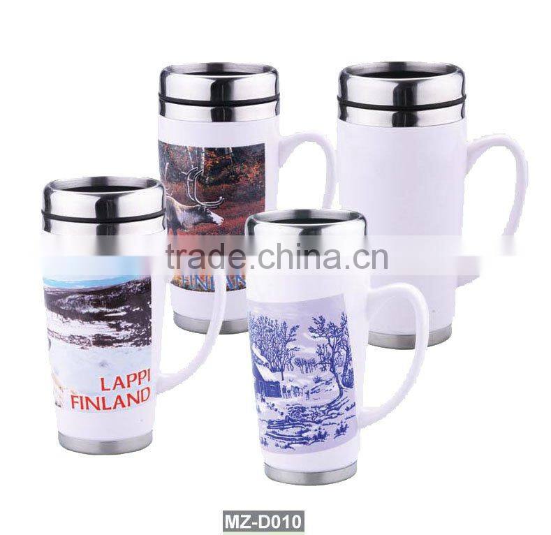 stainless steel ceramic mug