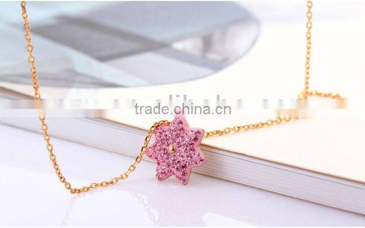 2014 Red north star pendant necklace 10375