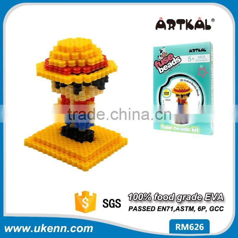 2016 newest EVA plastic original 2.6mm fused perler beads