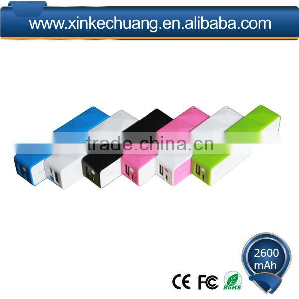 Guoguo 2016 high quality colorful 2000mAh mini portable mobile power bank