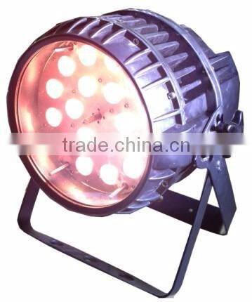 rgbwa led par light 18pcs 5in1 outdoor par can zoomable led par light
