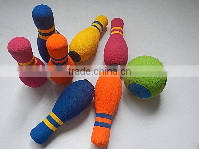 2016 mini bowling ball set,6 bowling pin and one ball