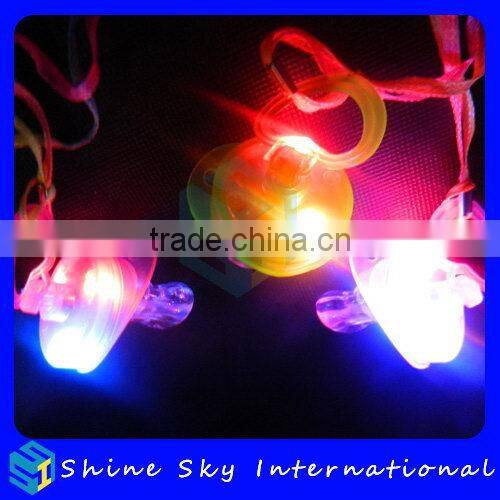 Bottom Price New Arrival Bar Led Pacifier Flashing Cheer Whistle