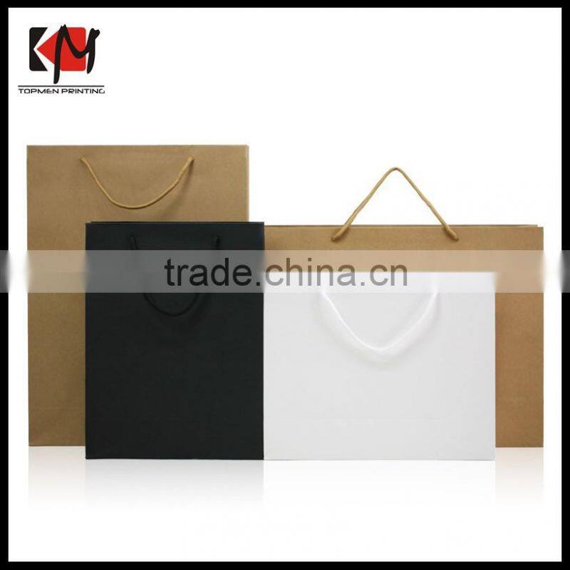 Recycled Material OEM Kraft Paper Bag with Handle Paper Gift Bag