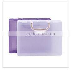 A4 13 Layers Transparent Color Expanding File Pocket