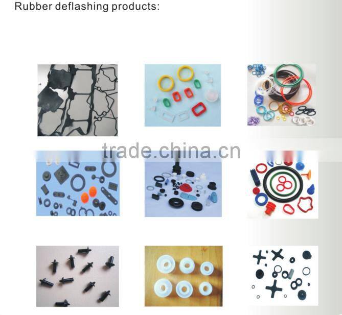 rubber flash demoishing machine/rubber o ring deflashing machine/rubber o seal trimming machine