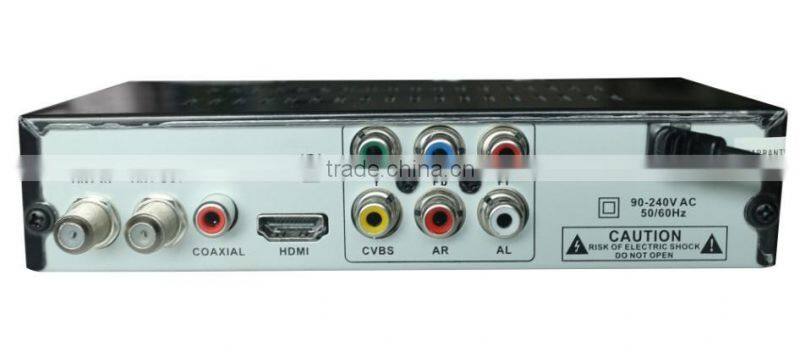 Hot High performance HD 1080P isdb-t set top box, Digital Terrestrial TV Receiver with MPEG-2/MPEG-4 Decoding for South America