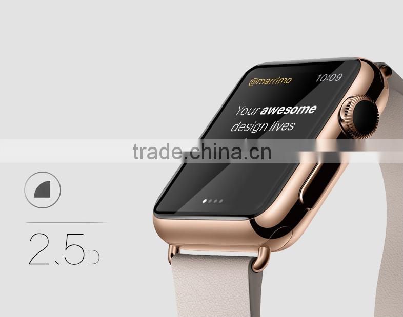 sales directly 9H Anti glare screen protector tempered glass For Apple Smart Watch